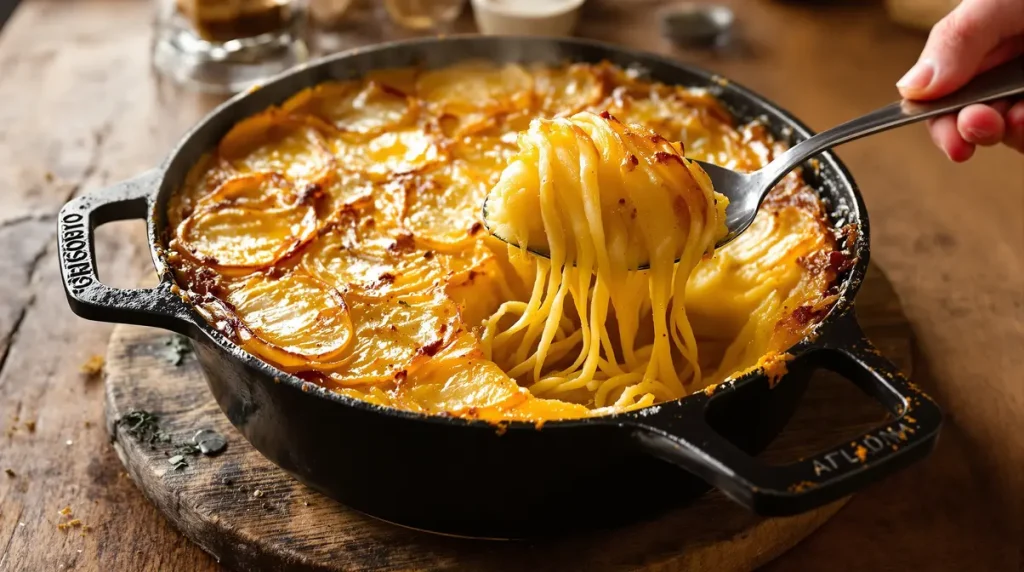Ce gratin ultra simple pommes, oignons, bouillon… encore plus gourmand que le dauphinois
