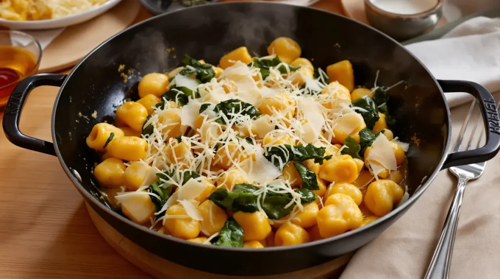 Le plat que je prépare pour me faire plaisir sans effort : gnocchis au parmesan prêts en 10 minutes