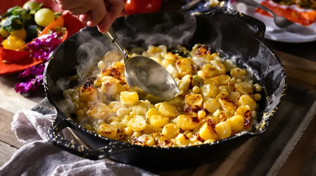 Le secret de ce gratin express : aux pois cassés, patate douce et sans prise de tête