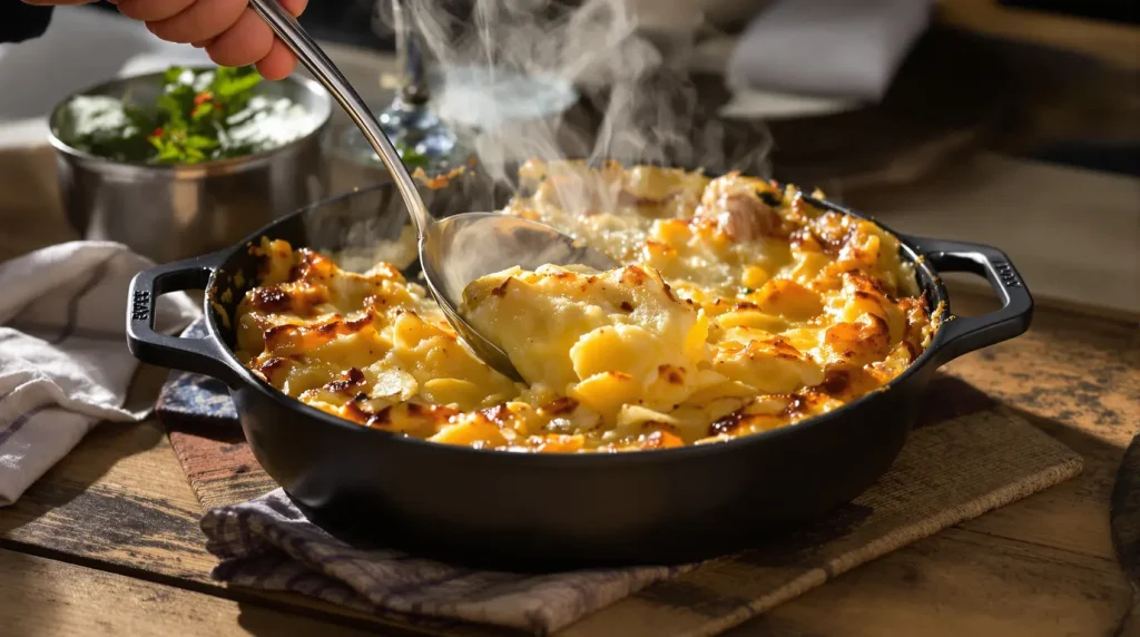 Oubliez la béchamel : cette sauce que les chefs adorent transforme le gratin !