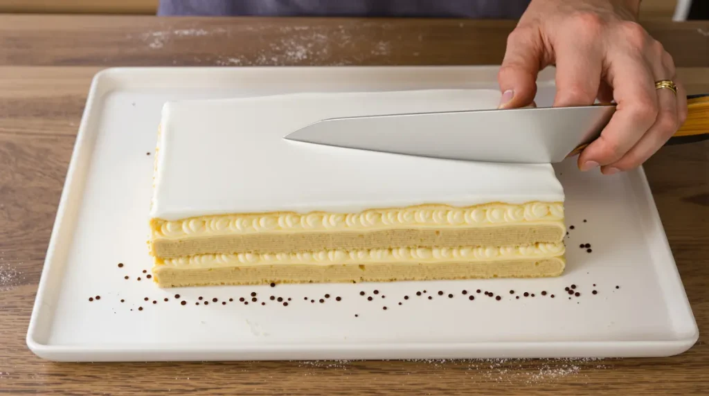 Préparez un mille-feuille comme en pâtisserie grâce à notre recette expliquée pas à pas